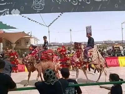 اشک عاشوراییِ شیعیان در حرم حضرت معصومه(س) + فیلم