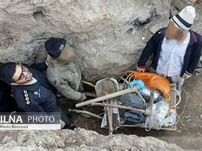 فوت حفار غیرمجاز در ارگ کهندژ نیشابور