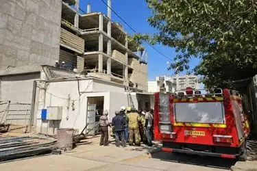 مصدومیت کارگر ساختمانی ۵۵ ساله بر اثر سقوط از بلندی