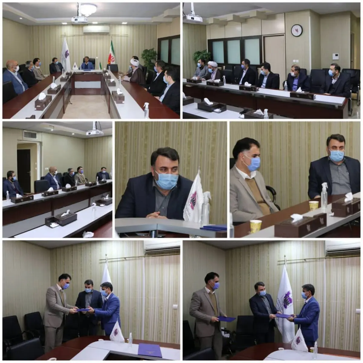 برگزاری مراسم تودیع سرپرست و معارفه مدیرعامل شرکت شهرک‌های صنعتی استان البرز 