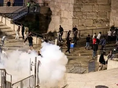درگیری پلیس رژیم صهیونیستی با فلسطینیان هم‌زمان با روز جهانی قدس
