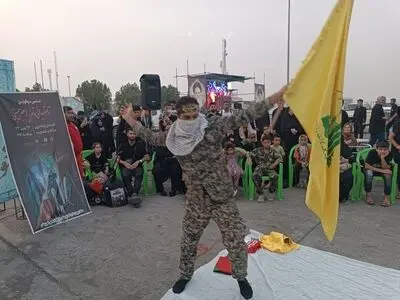 نمایش خیابانی «کربلا» در چذابه اجرا شد