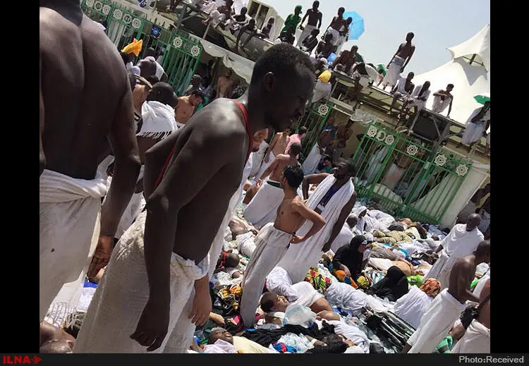 گزارش تصویری از حادثه منا (۲)