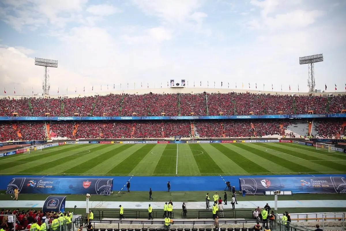 سکوهای خالی آزادی تماشاگر بازی پرسپولیس - پیکان (عکس)