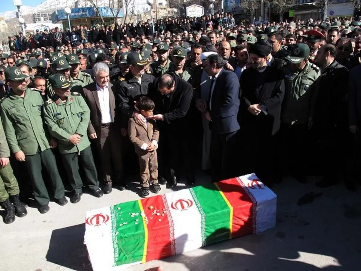 پیکر شهید مبارزه با سوداگران مرگ در یاسوج تشییع شد + تصاویر 