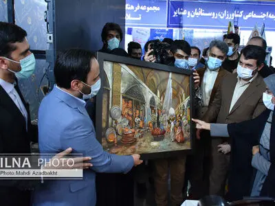 نمایشگاه دستاوردهای شش ماهه وزارت کار با حضور سخنگوی دولت