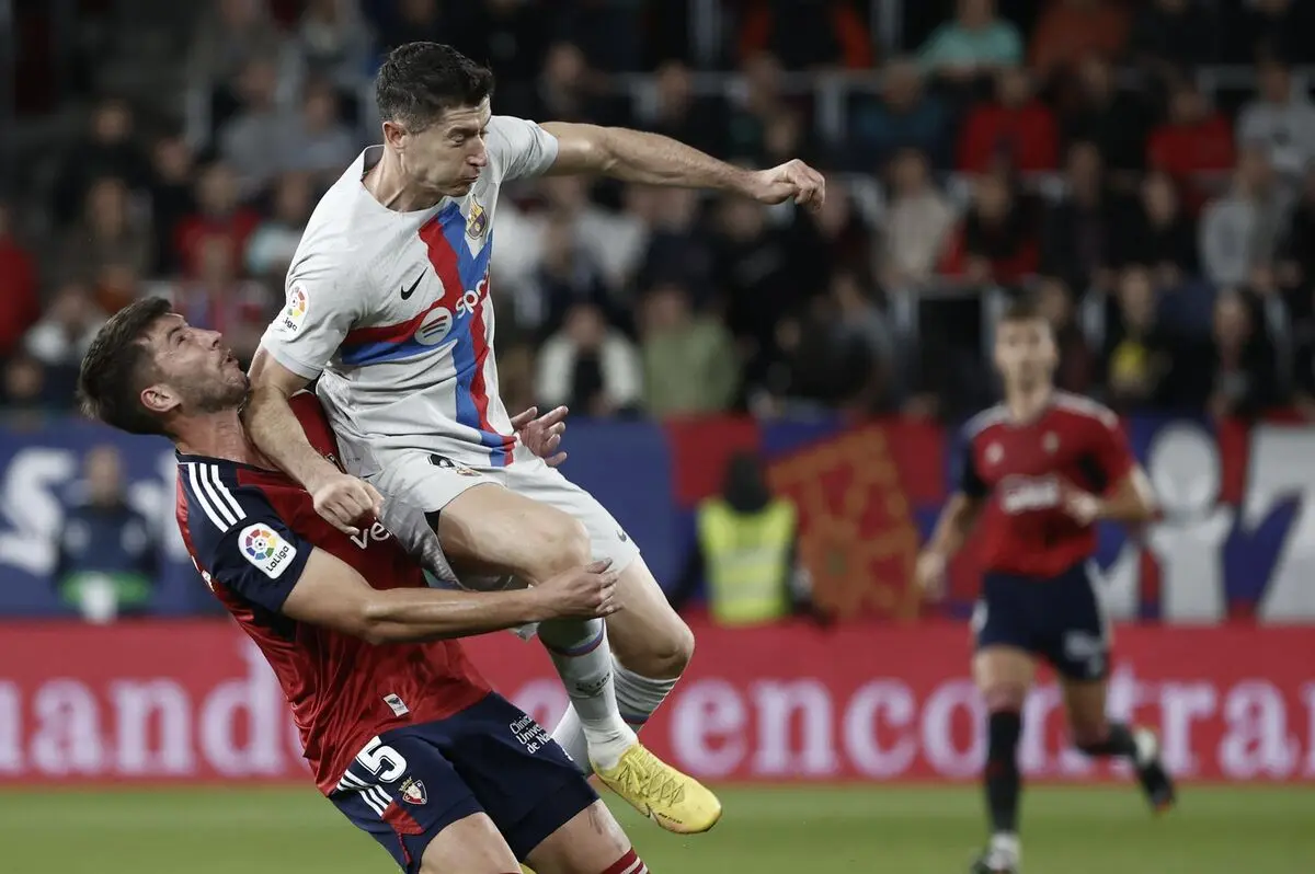 اوساسونا یک - بارسلونا 2 ؛ کامبک ده نفره شاگردان ژاوی