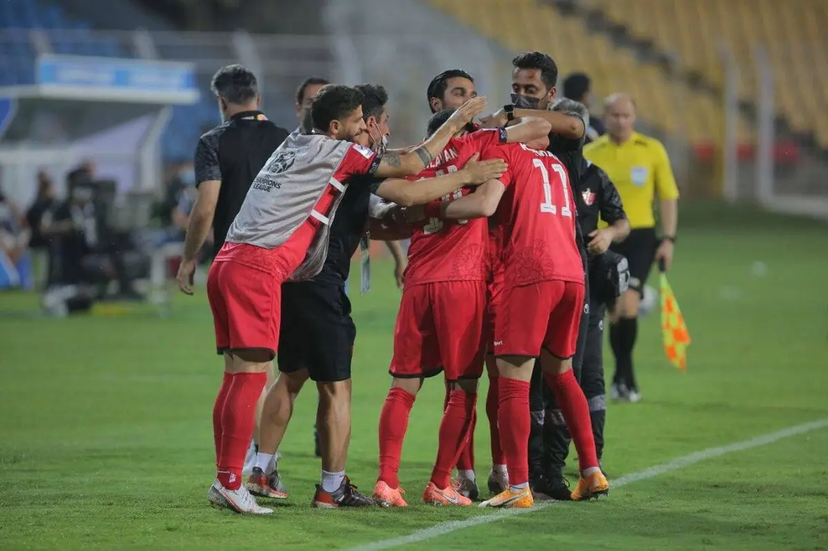 شادی گل جنجالی هافبک پرسپولیس ( فیلم و تصاویر)