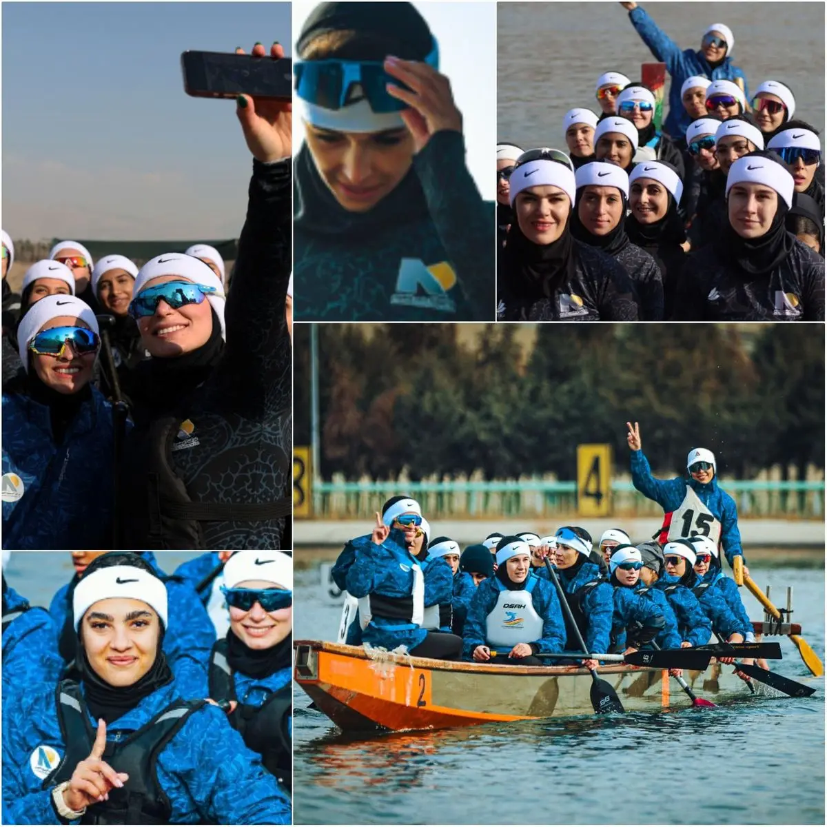 صدرنشینی بانوان قایقران آوش خلیج‌فارس با حمایت آلومینیوم المهدی در لیگ دراگون‌بوت