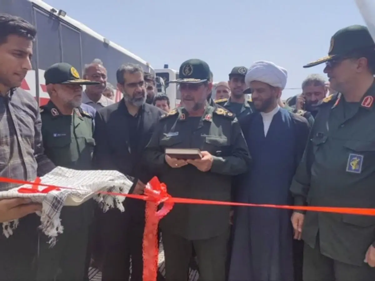 افتتاح همزمان دو بیمارستان صحرایی در مرز شلمچه و شهر کربلای معلی توسط نیروی دریایی سپاه