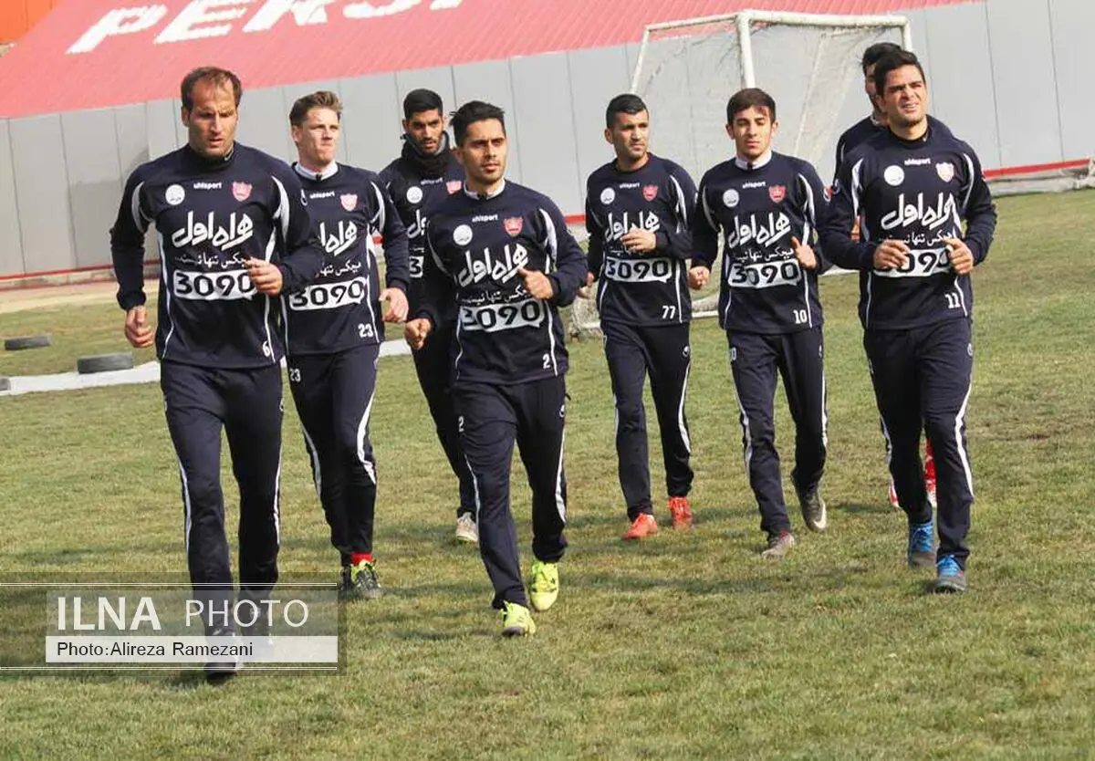 گزارش تمرین پرسپولیس