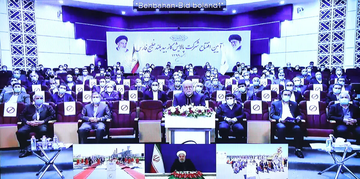 آغاز بهره‌برداری از طرح بزرگ پالایشگاه گازی بید بلند خلیج فارس