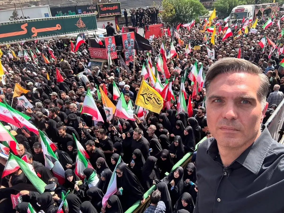 پست اینستاگرامی خبرنگار سیانان از مراسم تشییع شهدا