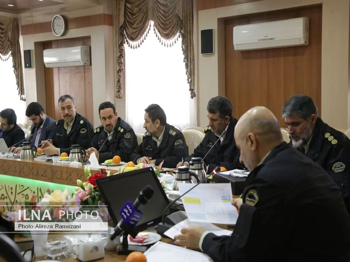 نشست‌خبری فرمانده نیروی‌انتظامی استان‌قم
