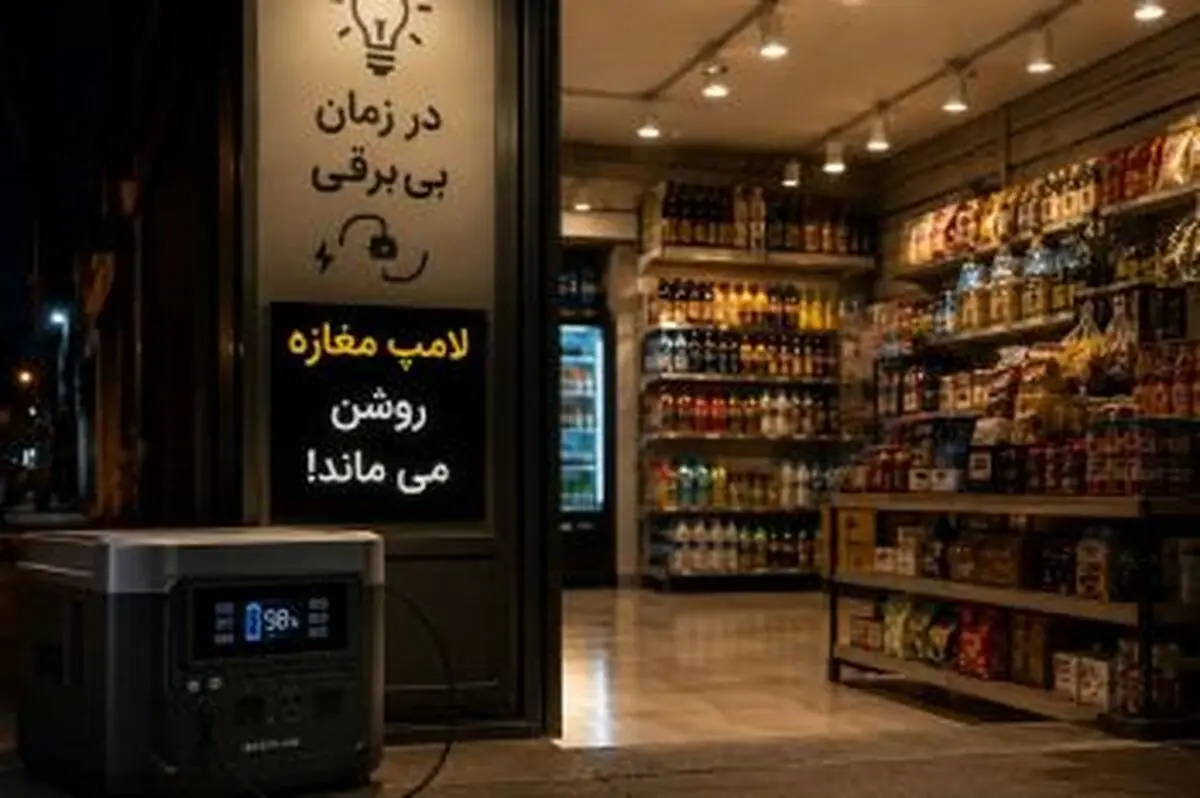 چطور در زمان بی برقی لامپ مغازه را روشن نگه دارید