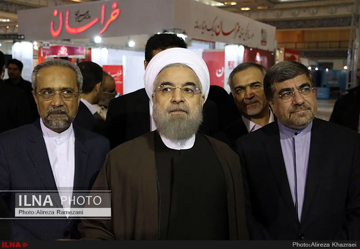 نمایشگاه مطبوعات با حضور رئیس‌جمهور افتتاح شد 