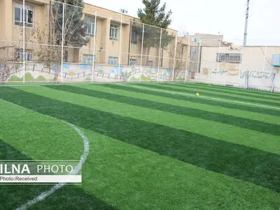 زمین چمن مصنوعی در قالب طرح «شهید صدر» در مشگین شهر افتتاح شد 