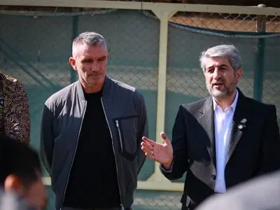 معارفه کارترون در تمرینات سپاهان