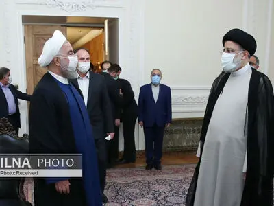 ویدئو/ تحویل دفتر ریاست جمهوری به رئیسی 