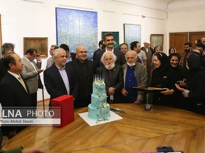 تولد ۹۲ سالگی نقاش بهشت و تصویرگر صلح برگزار شد