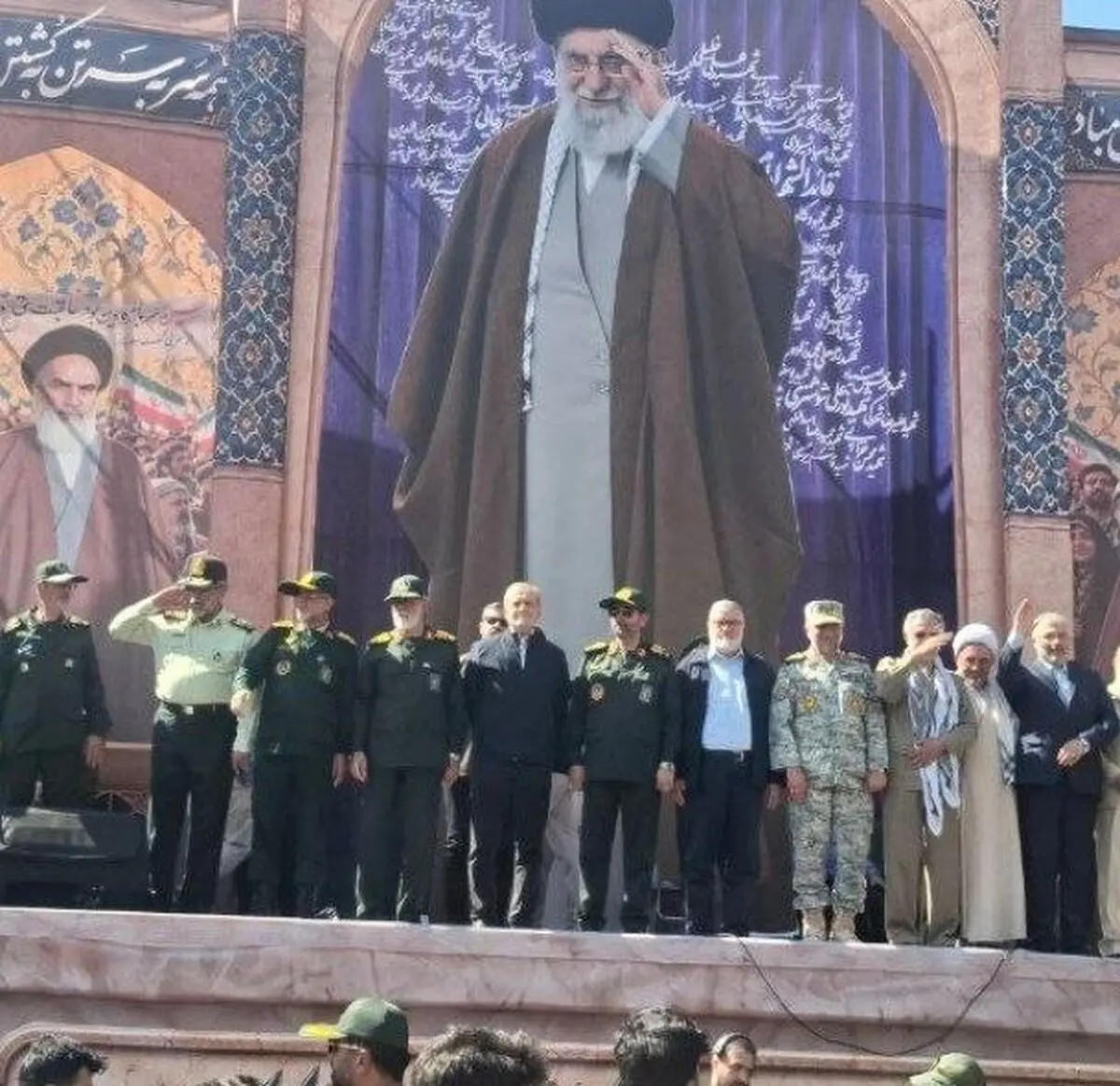 حضور رئیس جمهور در رزمایش جانفدایان