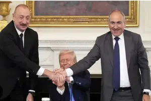 امضای توافق صلح میان آذربایجان و ارمنستان با میانجیگری آمریکا