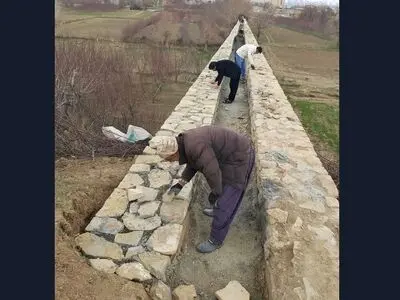 عملیات مرمت پل قلعه حاتم در بروجرد اتمام یافت