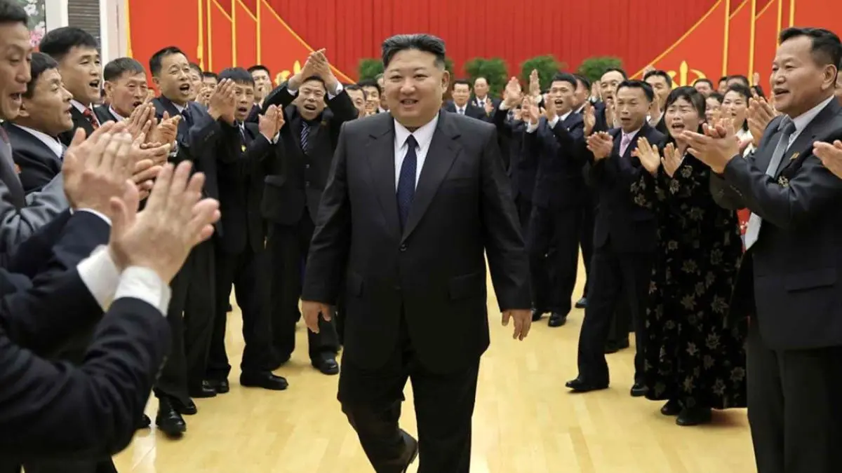 حضور کیم به همراه دخترش در مراسم سال نو پیونگ‌یانگ+ تصاویر