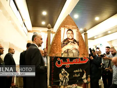 ادای احترام امیرعبداللهیان به شهدای مقاومت در بیروت