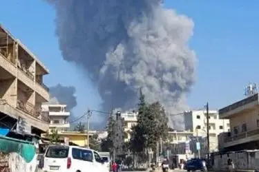 وقوع انفجار شدید در ادلب سوریه