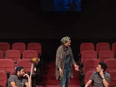 سینما «فلیک» افتتاح شد/نوید محمدزاده و ستاره پسیانی روی صحنه