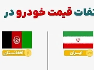 تفاوت قیمت ماشین در ایران و افغانستان