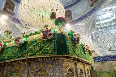 گل آرایی و تزیین حرم های مطهر ۶ امام معصوم در عراق