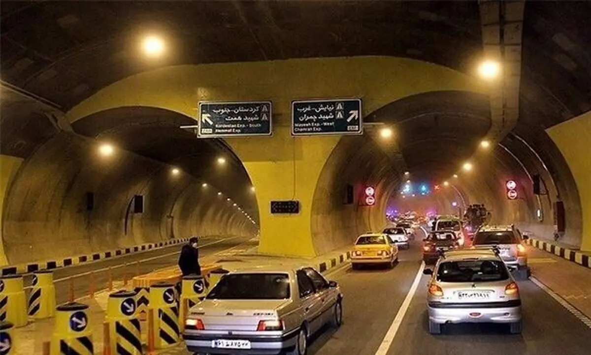تونل نیایش تهران امشب مسدود است