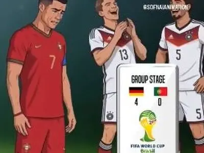 انیمیشن: کابوس تمام‌نشدنی CR7 در جام جهانی