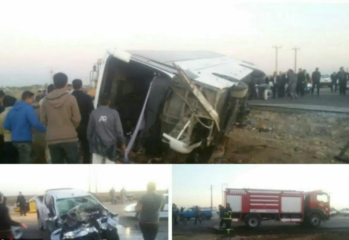 اعلام اسامی جانباختگان تصادف اتوبوس راهیان نور در محور سوسنگرد