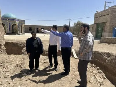 ضریح امامزاده سلیمان(ع) اشتهارد برای مراسم اربعین جایگزاری می‌شود