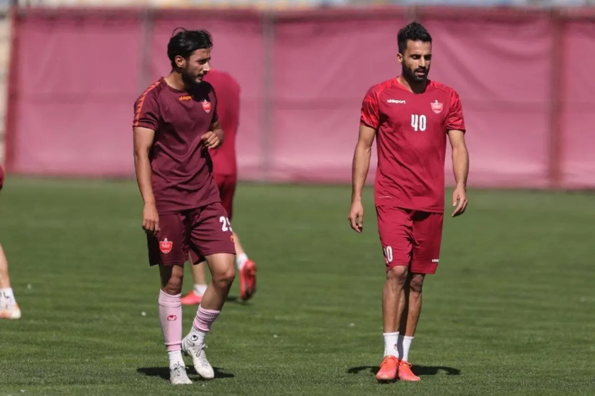 تمرینات تیم پرسپولیس برای مصاف با فولاد (تصاویر)