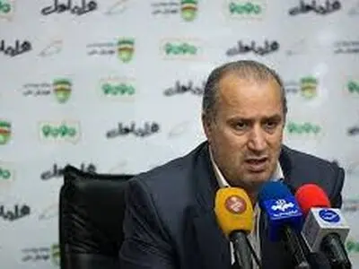 حضور رئیس فدراسیون فوتبال در ورزشگاه آزادی
