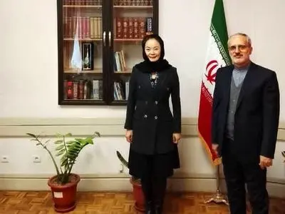 مدير عام وزارة الخارجية يلتقي مساعدة امين عام "شنغهاي" للتعاون