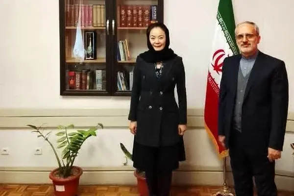 مدير عام وزارة الخارجية يلتقي مساعدة امين عام "شنغهاي" للتعاون