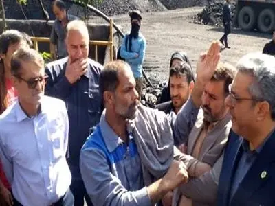 بازدید فرماندار از تونل‌های ۱۲-۱۴ معدن «کوهبنان» 