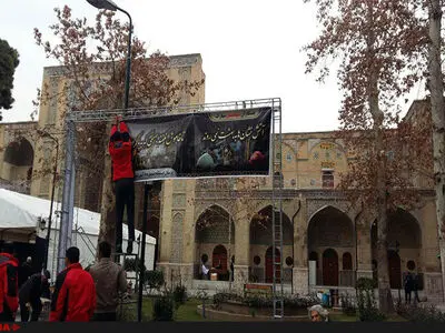 مراسم بزرگداشت شهدای آتش‌نشان حادثه پلاسکو برگزار شد +تصاویر
