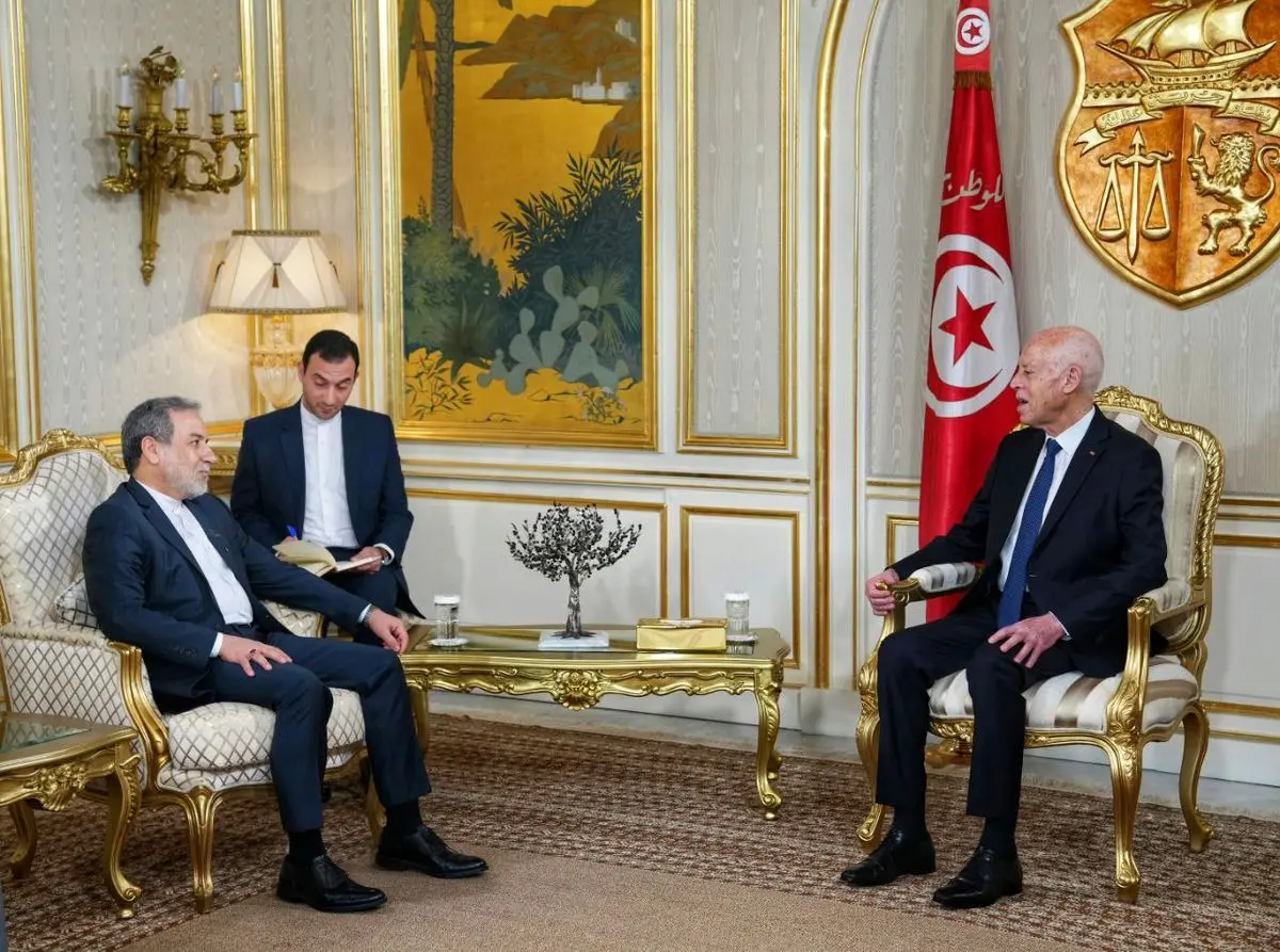 دیدار وزیر امور خارجه با رئیسجمهور تونس