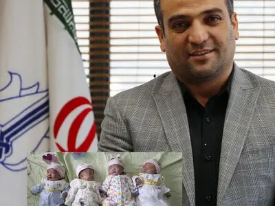 نخستین چهارقلوهای متولد قرن جدید حمایت مادی می شوند