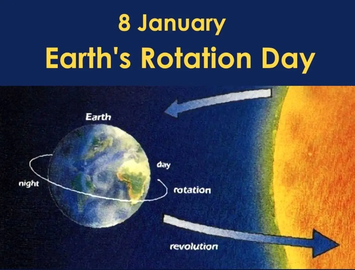 ۸ ژانویه روز چرخش زمین است