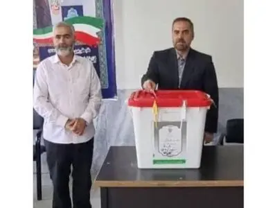امیر سرتیپ آشتیانی رای خود را در صندوق انداخت