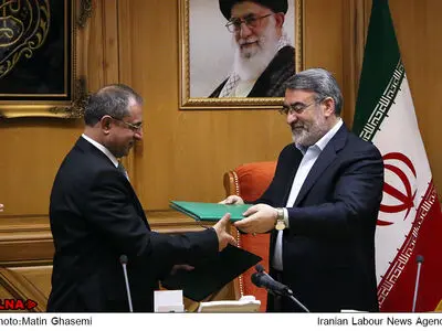 نشست خبری وزرای کشور ایران و سوریه