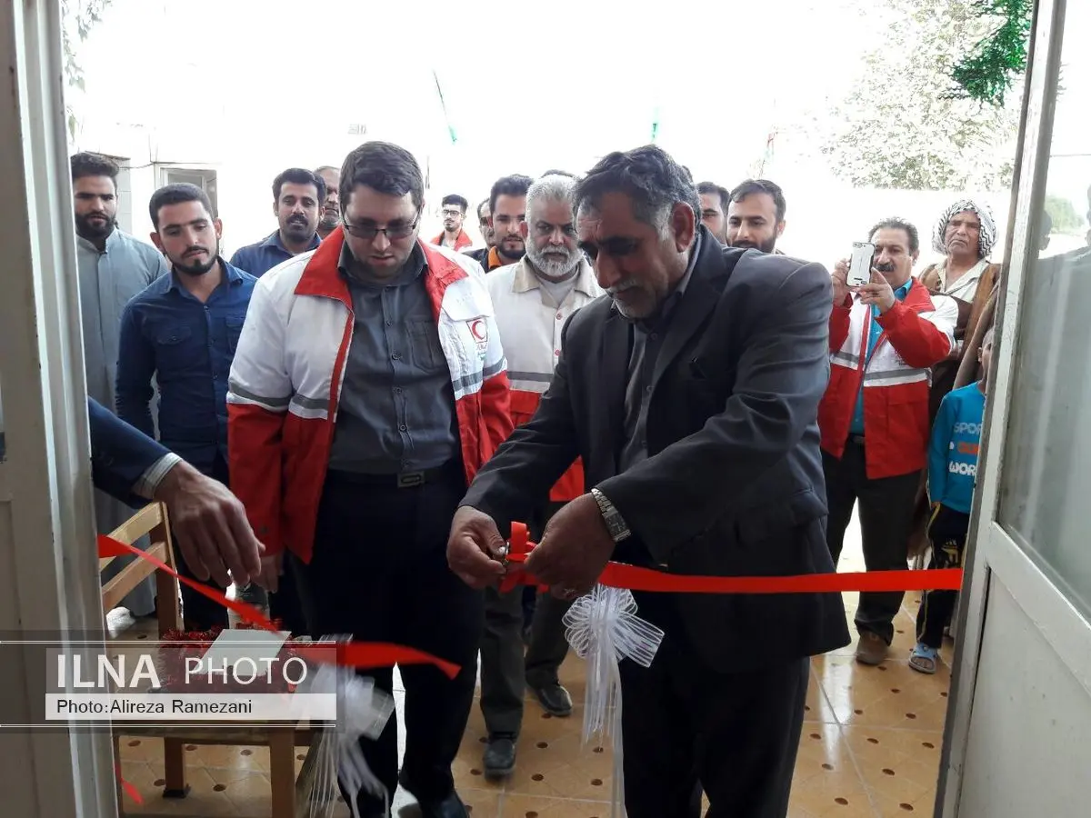 افتتاح سومین خانه هلال اهواز در روستای صفاک