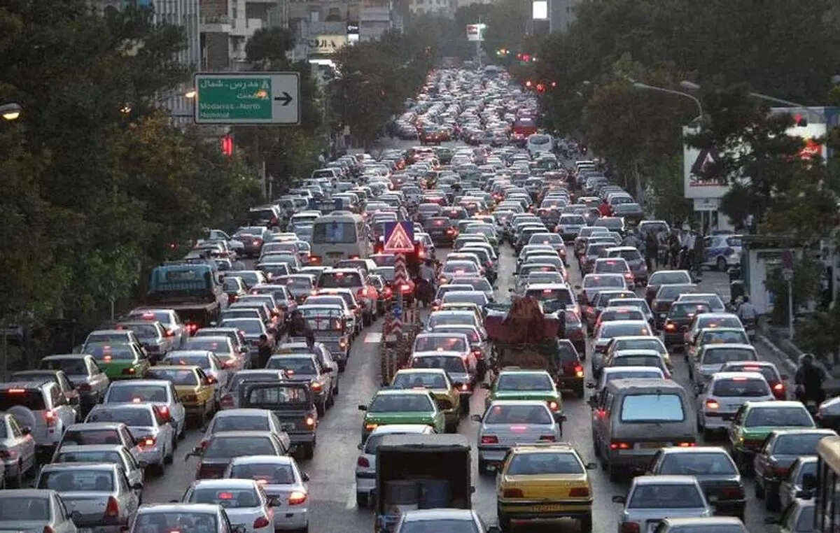 وضعیت ترافیک صبحگاهی تهران در اولین روز هفته